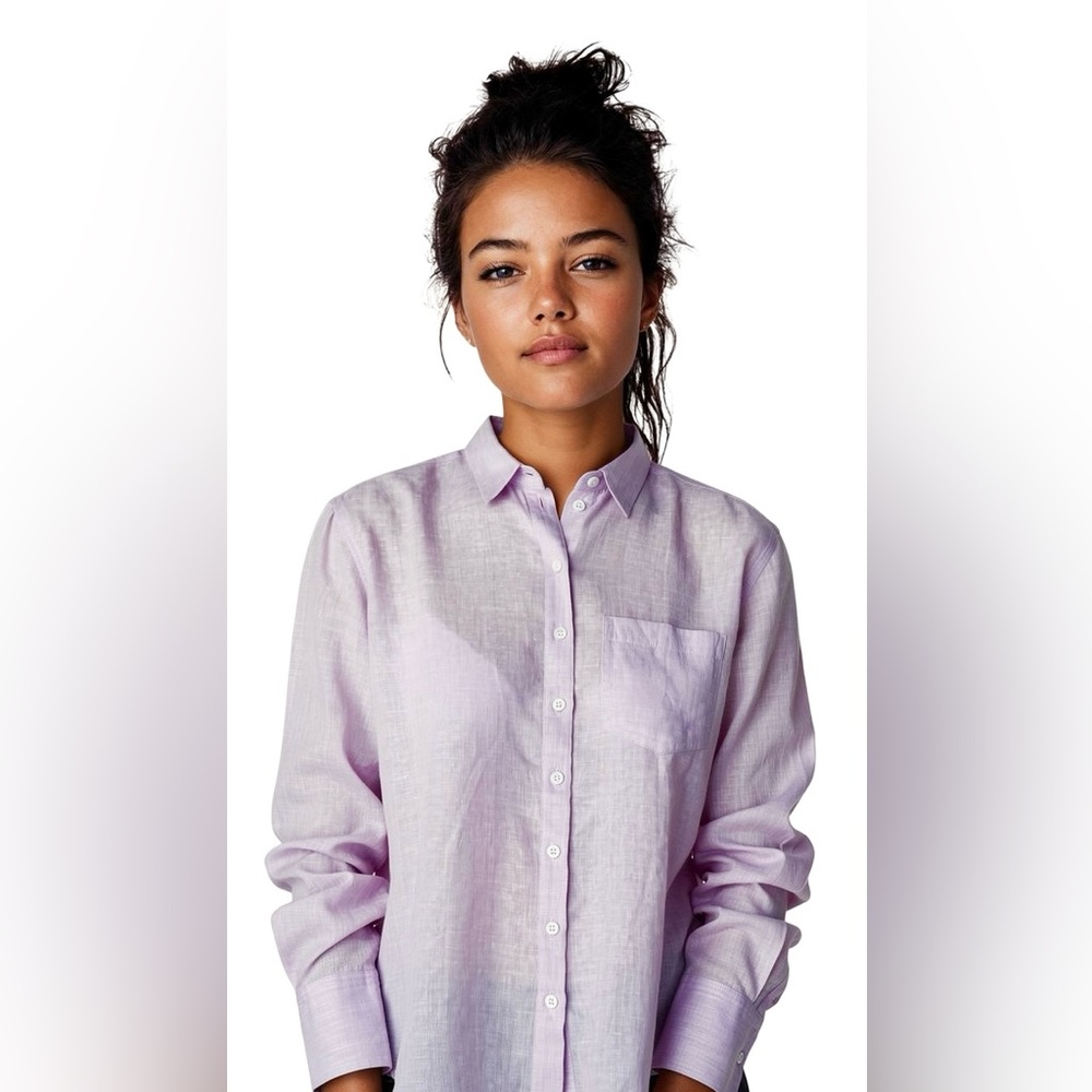 J. Crew Women’s Light Pink Casual Button-Down Shirt